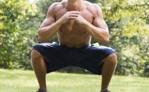 男性锻炼壮阳图,性能力,雄性激素,深蹲